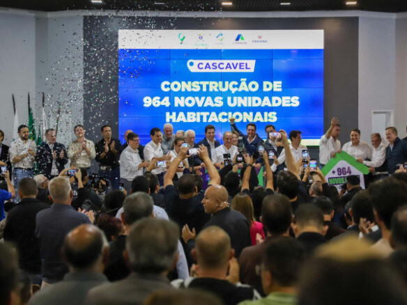 Governador autoriza 964 moradias e R$ 242 milh&otilde;es em investimentos para Cascavel, Im&oacute;veis Una&iacute;